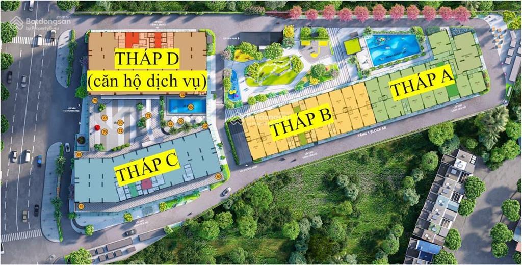 Chỉ còn 2 căn duy nhất 47m22pn, view q1,thoáng mát, cách tuyến metro chỉ 500m2 bcons solary