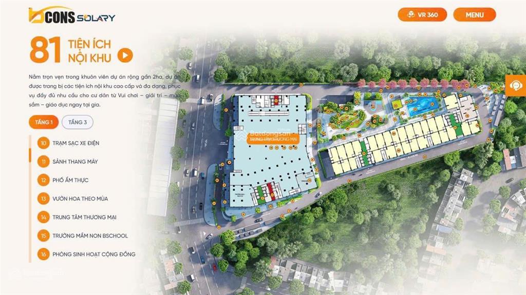 Chỉ 1,5 tỷ/ căn 2pn bcons solary gần tuyến metro, 47m2 hướng đn view q1 ck hơn 100 triệu
