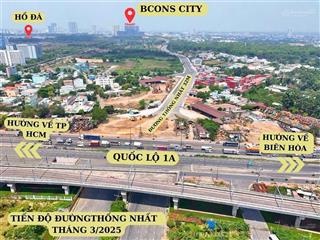 Bàn giao hoàn thiện bcons city, 55m22pn ngay làng đhqg  tuyến metro, ck 3%