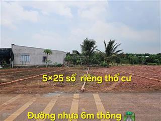 120m2 đất mặt tiền đường nhựa hưng thịnh  trảng bom chỉ hơn 800tr có thổ cư