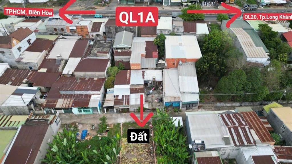 Bán lô đất thổ cư 99% ngay trạm thu phí trảng bom, sát trường tiểu học nam cao vuông vức, đẹp