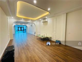 Mặt phố hoàng ngân, 87m2, 6 tầng, mt 4.6m, thang máy, vỉa hè lớn đỗ ô tô, 43 tỷ