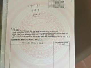 Bán nhanh mảnh đất giá rẻ nhất khu cổ loa ô tô ngủ trong đất gần cầu tứ liên