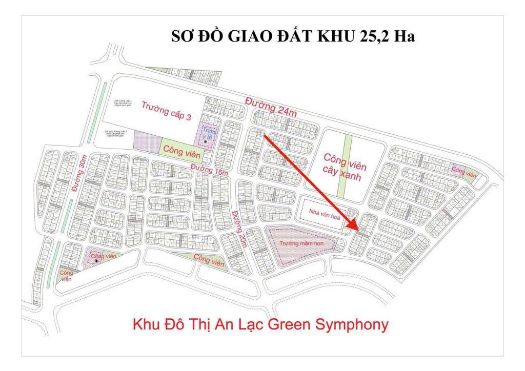 Lô góc khe thoáng 80m mặt tiền 5,8m từ tầng 2 sử dụng~ 100m đường 13m gần trường học, công viên lớn