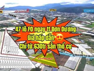 Bán đất thạnh mỹ đơn dương chỉ 630 triệu sổ riêng sẵn thổ cư hạ tầng hoàn thiện