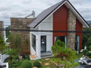 Bán villa nghỉ dưỡng ven đà lạt 375m² 300mont sổ riêng full nội thất view săn mây đồi thông