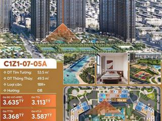 Siêu phẩm 1pn áp góc c1z10705a view ôm trọn tiện ích trung tâm dự án masteri trinity ocean park2