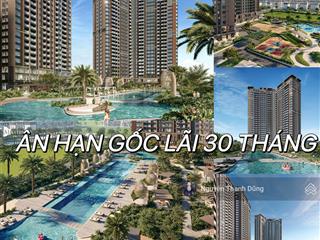 Cần bán quỹ hàng căn 2pn góc view bể bơi và bắn pháo hoa cđt masteri homes ck 14%