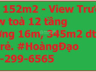 Góc 152m2, diện tích sử dụng thực tế rất lớn. cả song lập. giá tốt  hoàng đạo 0982 996 ***