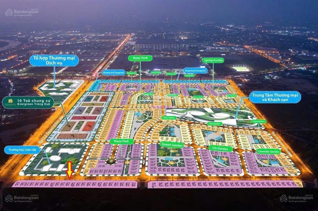 Bán lô góc 230,6m2  3 mặt tiền đường. giá rẻ chỉ 45 triệu/m2. tiềm năng x2 khi cđt mở bán gđ2