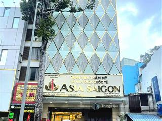 Bán tòa building 2.000m2 sàn  hầm  8 tầng  hđt 400 triệu mt lê hồng phong quận 5  giá 140 tỷ