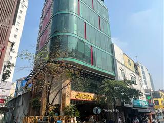 Bán tòa nhà góc 2mt cmt8 quận 3  dt 14 x 10m  hầm  9 tầng  hđt 300 triệu  giá 55 tỷ