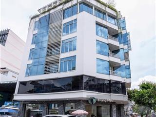 Tòa nhà góc 2mt nguyễn văn cừ quận 5  dt 8 x 16m  7 tầng  hđt 300 triệu  giá 55 tỷ