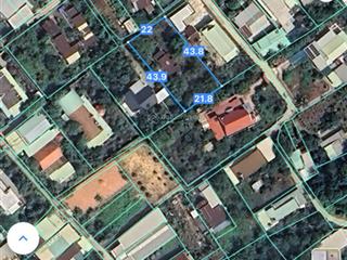 [954m2] 22 x 43m phú hội, có 300m2 thổ cư, vuông vắn, vị trí đẹp, giá đầu tư
