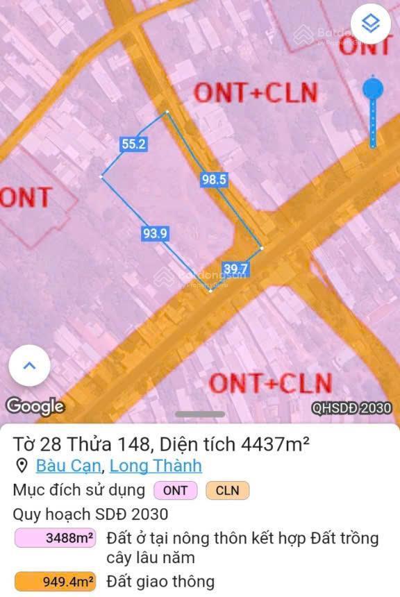 Hot! 4437m2 2 mặt tiền bàu cạn, 300m2 thổ cư, vị trí đẹp, giá đầu tư nhất