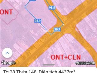 Hot! 4437m2 2 mặt tiền bàu cạn, 300m2 thổ cư, vị trí đẹp, giá đầu tư nhất