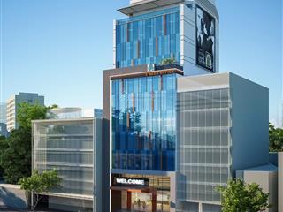 Toà nhà 2 mặt phố thuỵ khuê  đồng cổ 155 tỷ,180m2,8 tầng thang máy, view hồ tây lộng gió,