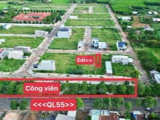 Bán lô đất đường nhựa vỉa hè trung tâm đất đỏ tp hcm. đất full thổ cư giá 1,35tỷ vị trí sầm uất