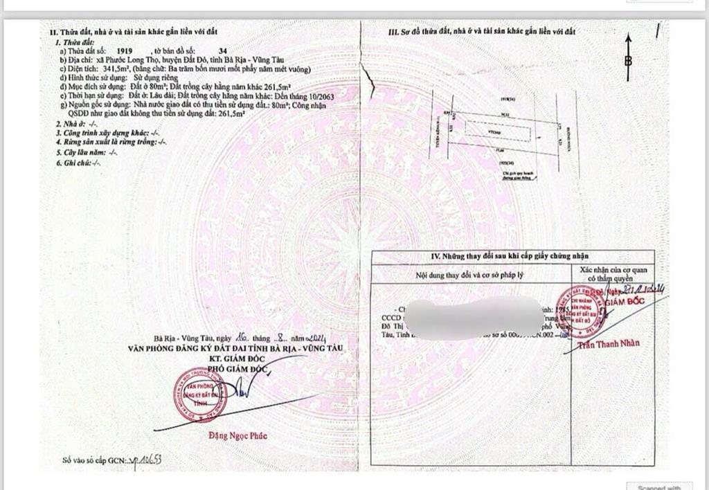 Bán lô đất mặt tiền tỉnh lộ 997 xã đất đỏ tp hcm.lợi thế gần kcn, tiềm năng kinh tế phát triển