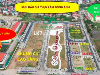 Bán đất đấu giá thuỵ lâm đông anh view vườn hoa