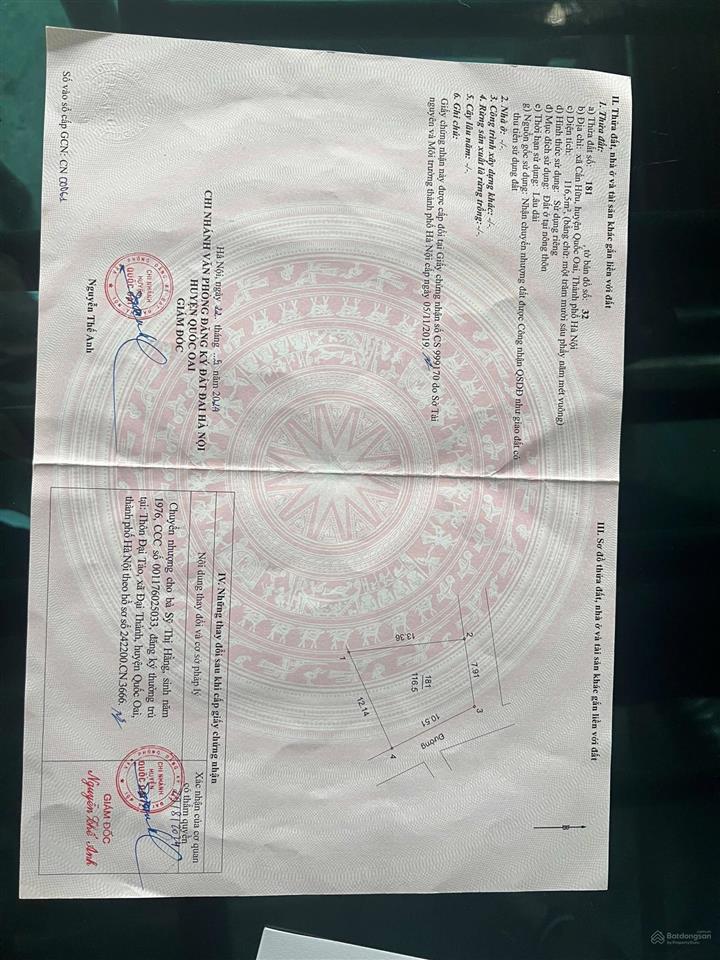 Lô góc ngõ ô tô gần khu đất đấu giá cấn hữu