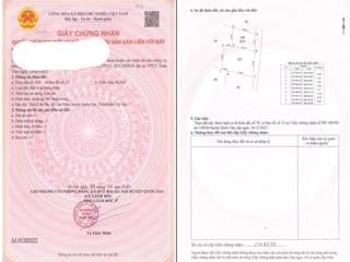 Đất cách thị trấn quốc oai 1km ngõ oto thông