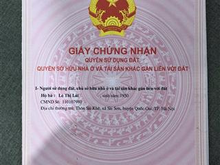 Đất nhà vườn nghỉ dưỡng tại chùa thầy, quốc oai