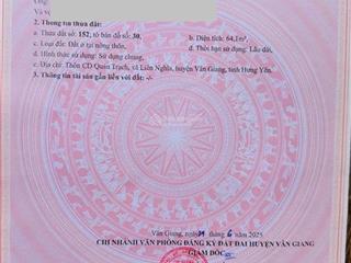 Lô góc 3 mặt thoáng giá rẻ nhất văn giang