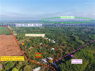 Bán gấp đất gần sân bay long thành, giá 696tr, 190m2, sổ hồng riêng, kế bên kcn xuân quế