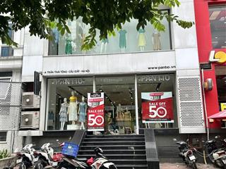 Cho thuê nhà mặt phố trần thái tông 200m2 x 2 tầng, mt 10m, thông sàn, vỉa hè rộng, mọi mô hình