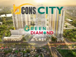 Bcons city  tháp green daimond chính thức nhận booking, chiết khấu 6%, ưu đãi tặng 1 ipad a16 5g