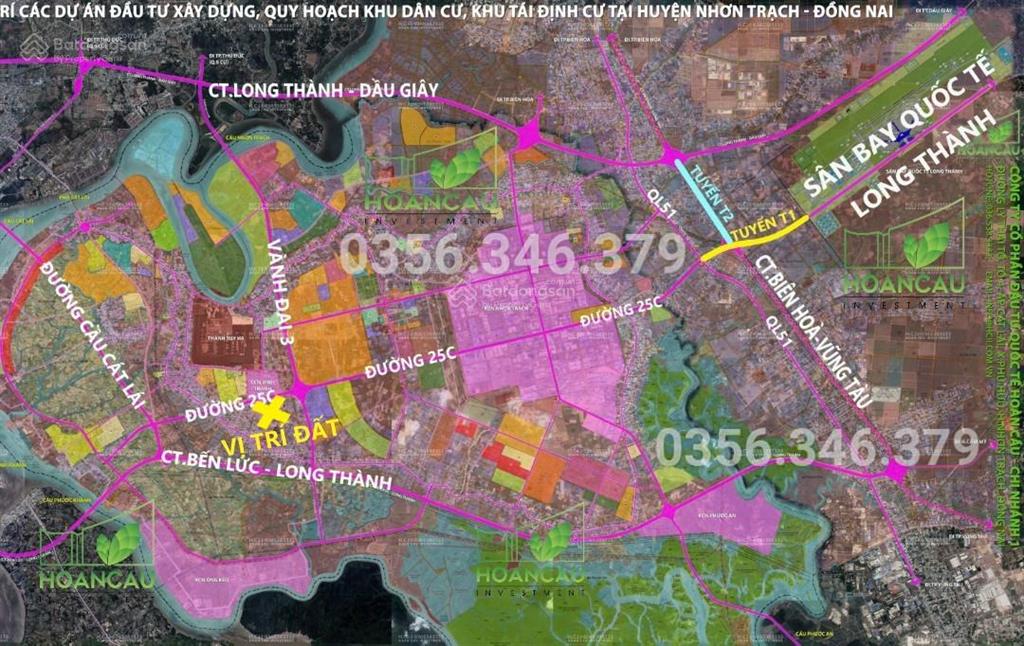 Vip! đất mặt tiền đường cầu phú mỹ 2 và đường 25c nối cổng chính sân bay long thành