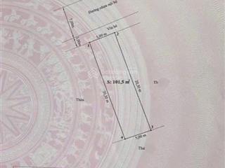 Đất tuyến 2 khu đô thị icc lạch tray. dt 101,5m2 ngang 5m