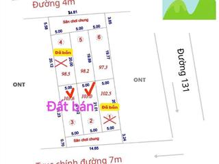 Bán 2 siêu phẩm đất đan tảo, sóc sơn 103m2/lô đường ô tô tránh giá chỉ từ 3x triệu/m2