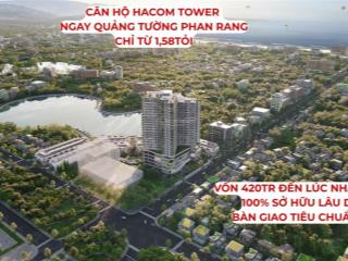 Căn hộ cao cấp ngay quảng trường phan rang  bàn giao 4 sao  hacom tower