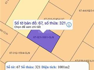Tôi chính chủ cần bán đất xã vĩnh thanh, nhơn trạch, diện tích 1.001 m2, sổ đỏ đầy đủ, giá 3tỷ3