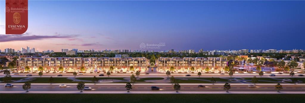 Mở bán nhà phố essensia broadway mặt tiền nguyễn hữu thọ. diện tích 150m2.  0909 333 ***