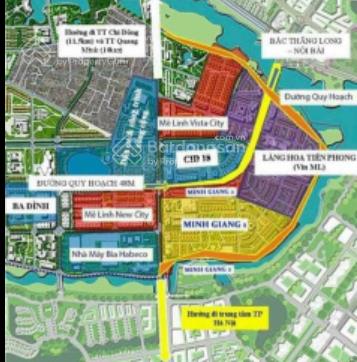 Cần bán đất liền kề dự án mê linh vista  minh đức, dt 102m2, giá bán thỏa thuận