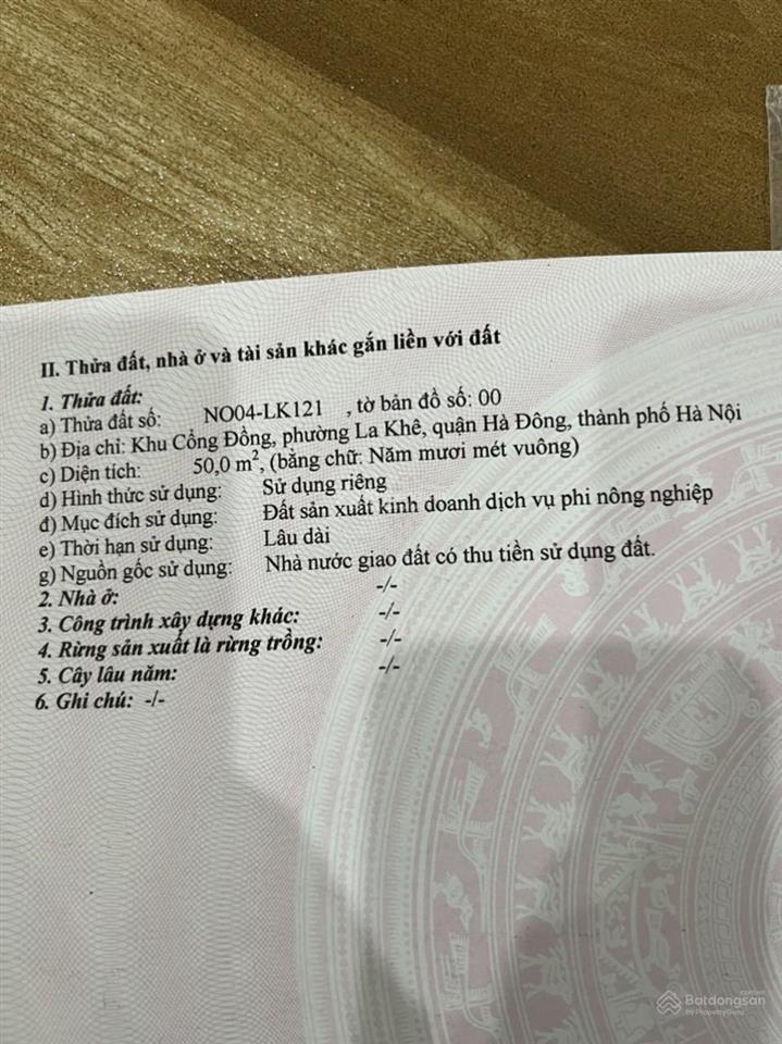 Bán nhà 5 tầng mới diện tích 50m2, mt 5m, đường 13m tại kdt an hưng, cách đường tố hữu 100m