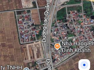 Bán lô góc khu dân cư tập trung xuân kiên, xuân trường, giáp đường bộ ven biển gần cầu lạc quần