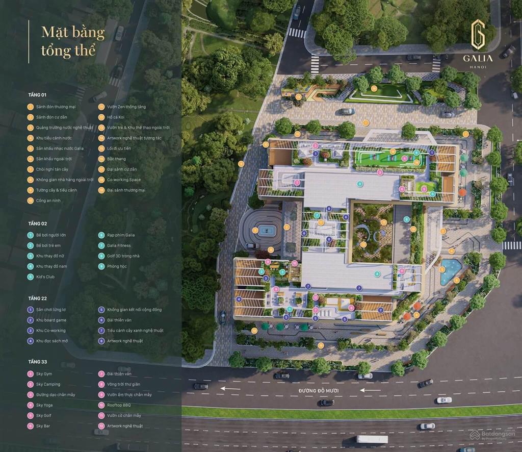 Siêu phẩm penhouse căn góc duy nhất tại galia hanoi, tầng 33 hướng tây nam  đông nam, dt 119m2