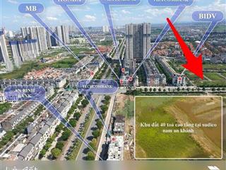 Chính chủ cần bán đất dịch vụ thôn vân lũng, xã an khánh, hoài đức, hà nội, giá 35 triệu/1m2