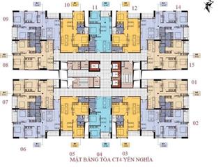 Báncăn hộ 6778m2 ct4 yên nghĩa, hướng đn cực mát  giá hơn 3, x tỷ   0985 080 ***