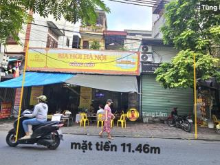 Ảnh thật ! mặt phố nhánh minh khai, mặt tiền lớn, đường rộng 13m, vỉa hè to, dt 82.5m2  mt 11.4m