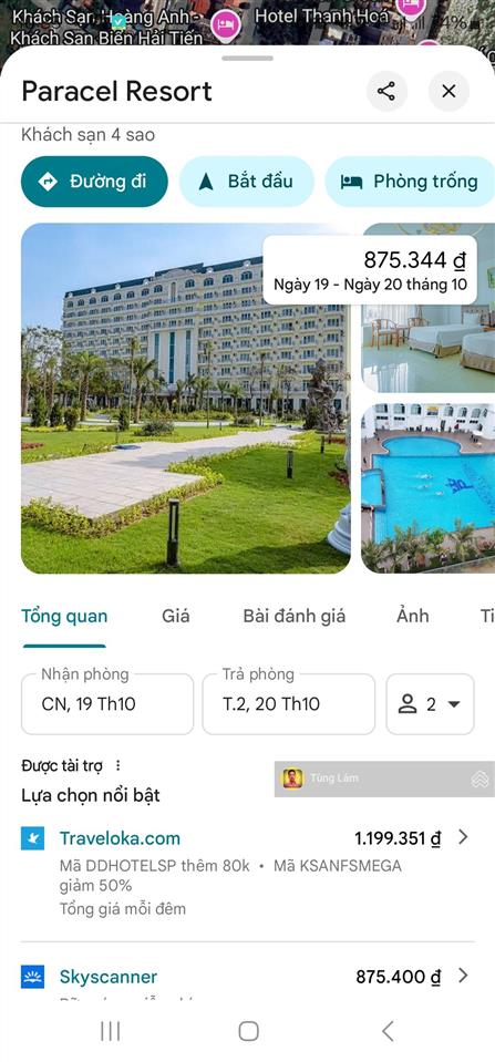 Bán resost 4* paracel  thu nét 36 tỷ/năm  mặt biển hải tiến  thanh hóa