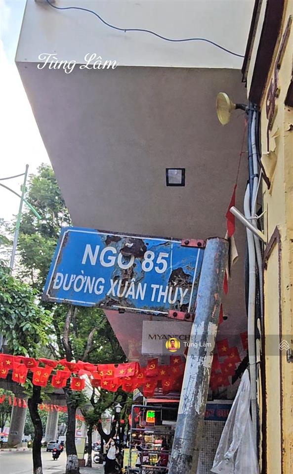Ảnh thật mặt ngõ 85 xuân thủy. mặt ngõ ô tô  giá hời 253tr/m2, căn góc 2 mặt tiền 9.4m