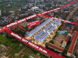 Bán lô shophouse cạnh ubnd phường và chợ quán toan. dt 75m2 kích thước 5x15m xây 5tầng giá hơn 6 tỷ