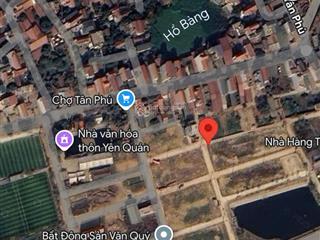 Chính chủ cần tiền bán ô đất cạnh chợ trong khu đấu giá xã hưng đạo hà nội. gần đường vành đai 4