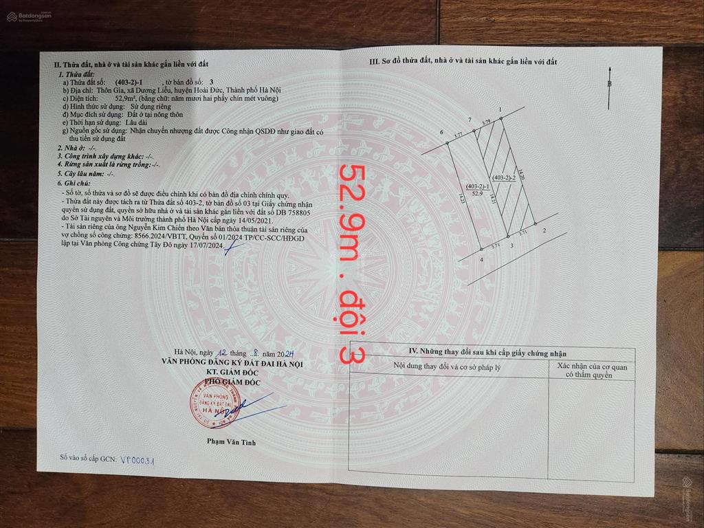 Bán lô đất gần đường dh05 và vành đai 4, tại dương liễu  hoài đức  hn