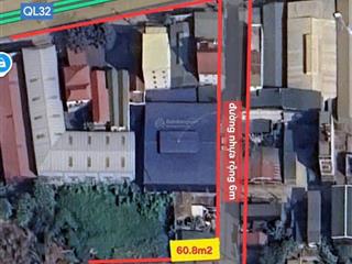 Cần bán 60m lô góc kinh doanh , cạnh quốc lộ 32 đức thượng hoài đức